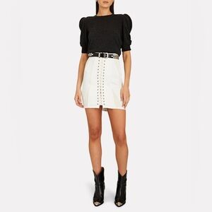 PHILOSOPHY DI LORENZO SERAFINI
Lace-Front Mini Skirt INTERMIX US S 6 IT 42
